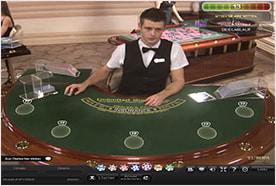 Der Europa Live Casino Blackjack Tisch