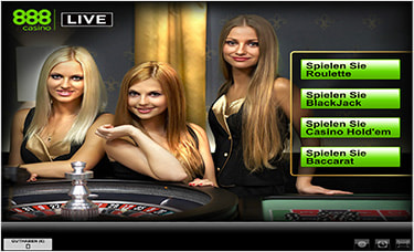 Übersichtliche Live Casino Lobby mit selbsterklärender Navigation